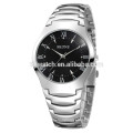 7133 IP gun metal stainless steel back quartz couple watches